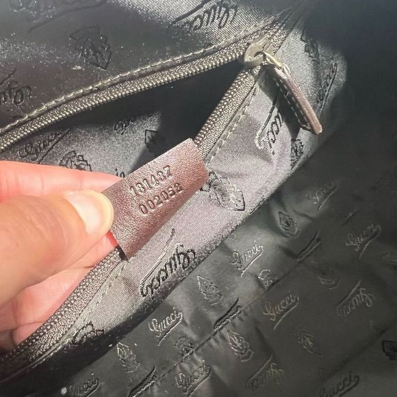 Gucci Brown monogram Crystal Duchessa Boston Bag sr#181487-new photos - Picture 5 of 15